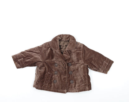 Mothercare Baby Brown  Ramie Jacket  Size 3-6 Months