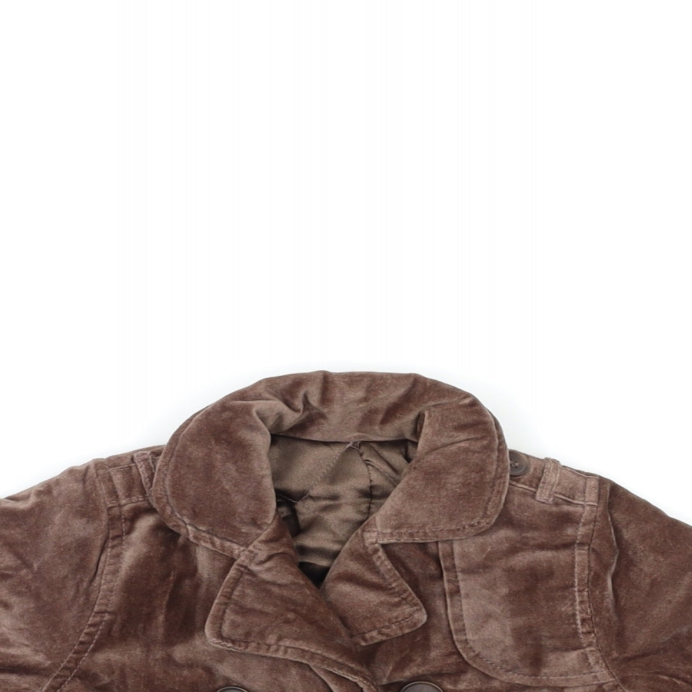Mothercare Baby Brown  Ramie Jacket  Size 3-6 Months