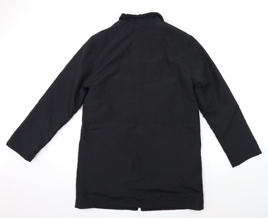 JFW Womens Black   Overcoat Coat Size 10