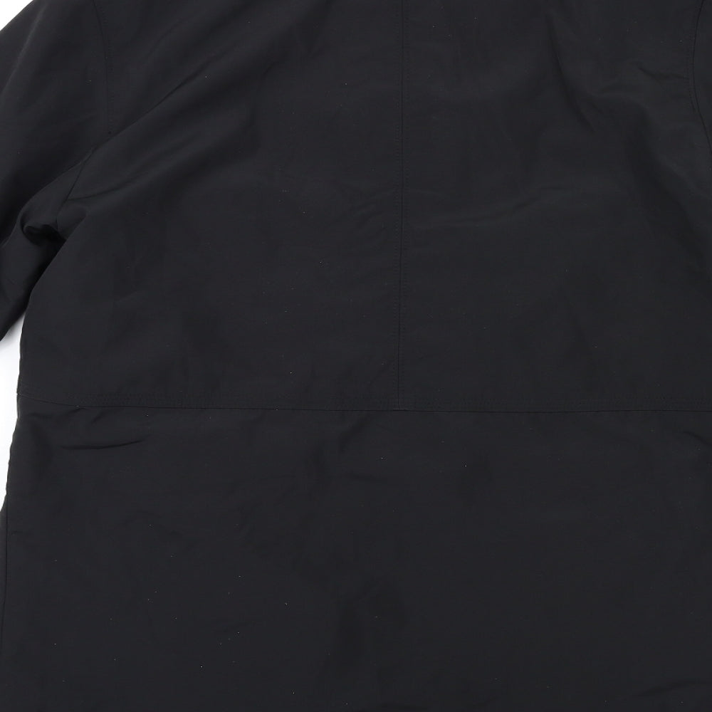 JFW Womens Black   Overcoat Coat Size 10