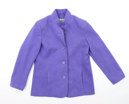 Womens UK Size 12 Northmoor Blue Overcoat