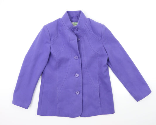 Womens UK Size 12 Northmoor Blue Overcoat