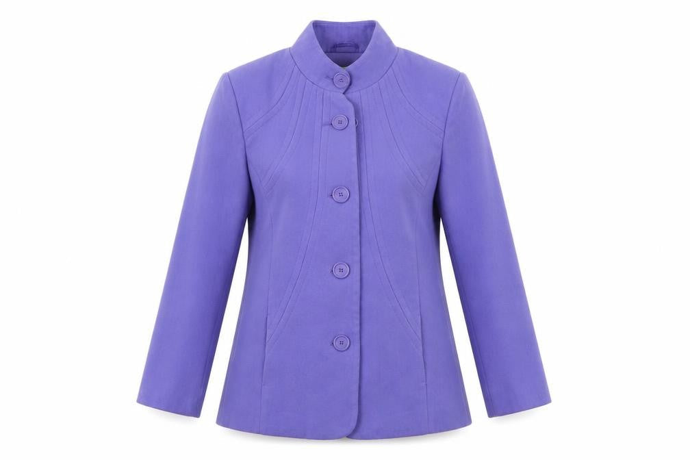 Womens UK Size 12 Northmoor Blue Overcoat