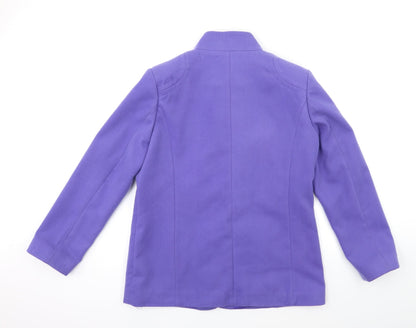 Womens UK Size 12 Northmoor Blue Overcoat