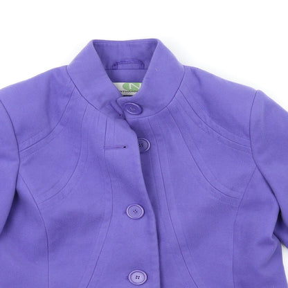 Womens UK Size 12 Northmoor Blue Overcoat
