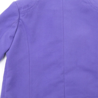 Womens UK Size 12 Northmoor Blue Overcoat
