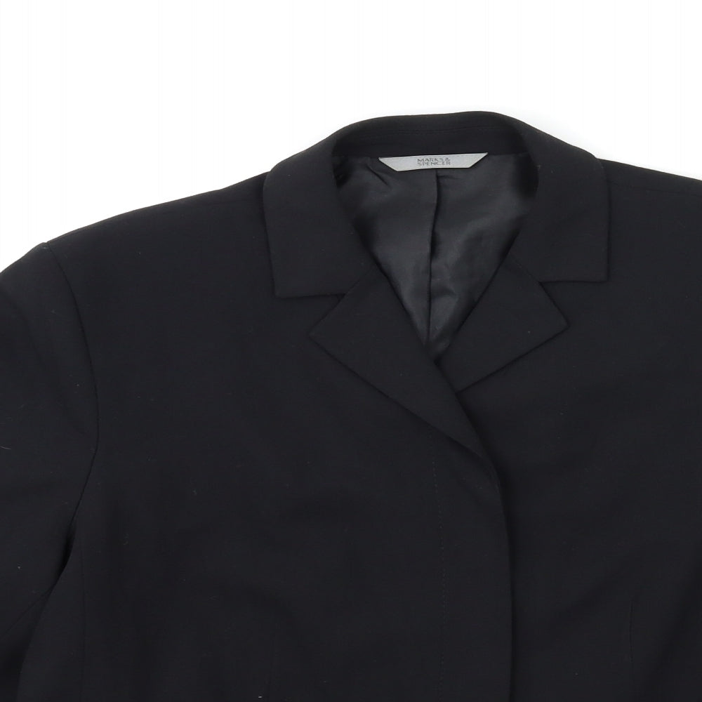 Marks and Spencer Womens Black   Jacket Suit Jacket Size 14