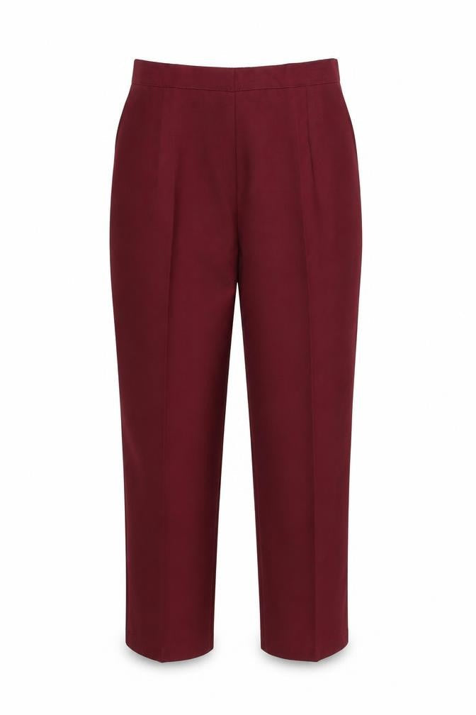 Womens UK Size S Preworn Regular Fit  Red Trousers