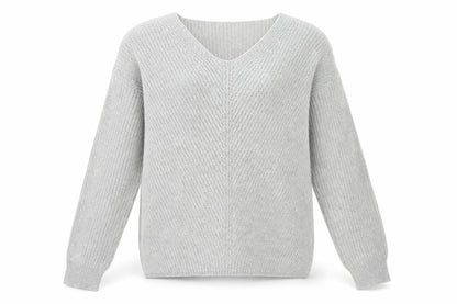 Avenue Womens Grey  Knit  Jumper Size 12