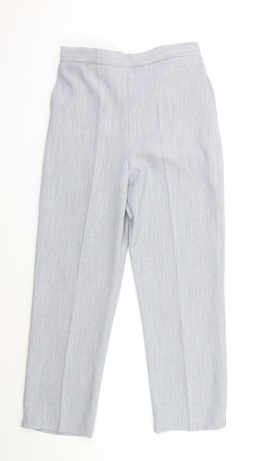 Womens UK Size 10 Preworn Regular Fit  Grey Trousers