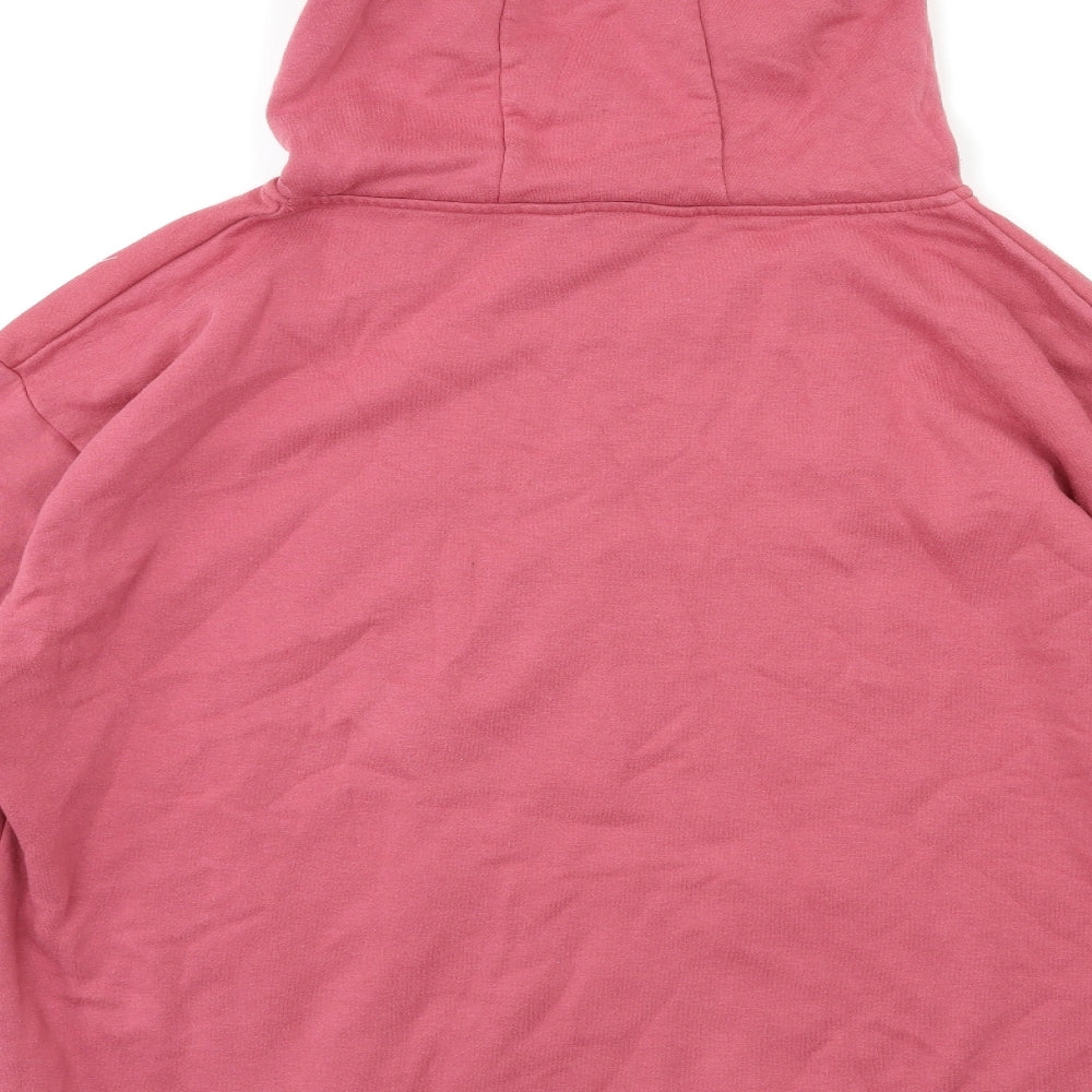 H&M Womens Pink   Pullover Hoodie Size L