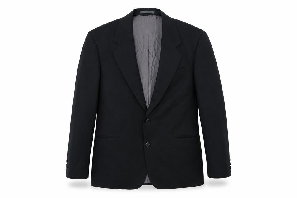 Mens UK Size 38 Preworn Regular Black Suit Jacket