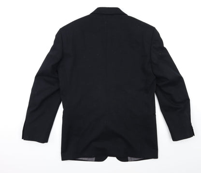 Mens UK Size 38 Preworn Regular Black Suit Jacket