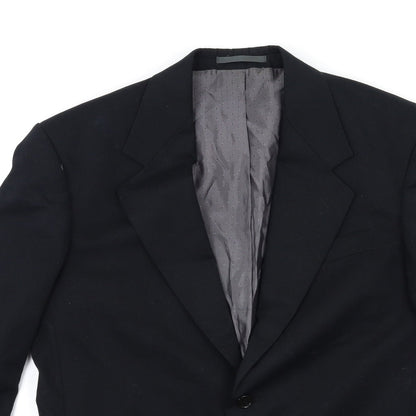 Mens UK Size 38 Preworn Regular Black Suit Jacket