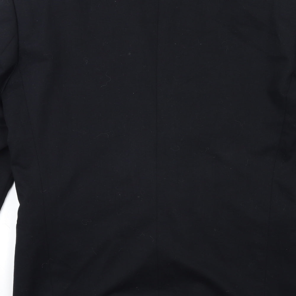 Mens UK Size 38 Preworn Regular Black Suit Jacket