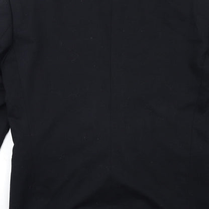 Mens UK Size 38 Preworn Regular Black Suit Jacket
