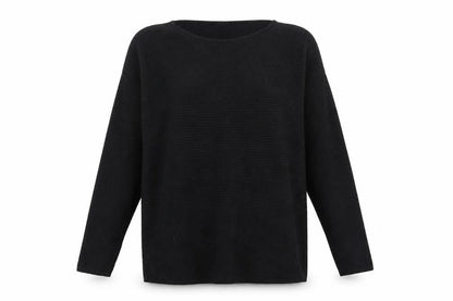 ESMARA Womens Black  Knit Pullover Jumper Size 10