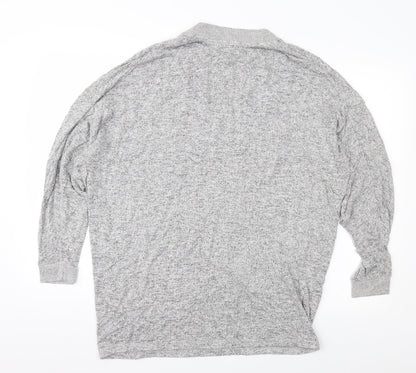 Pull&Bear Mens Grey   Pullover Jumper Size M