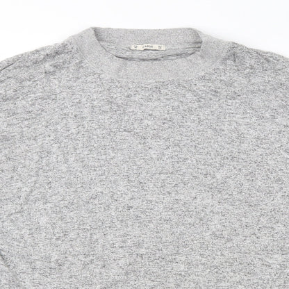 Pull&Bear Mens Grey   Pullover Jumper Size M