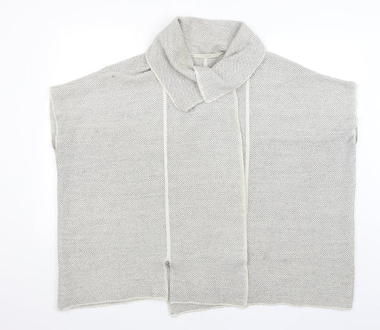 George Womens Grey   Wrap Jumper Size S