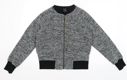 Gok Womens Grey   Full Zip Jumper Size 12