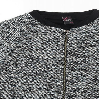 Gok Womens Grey   Full Zip Jumper Size 12