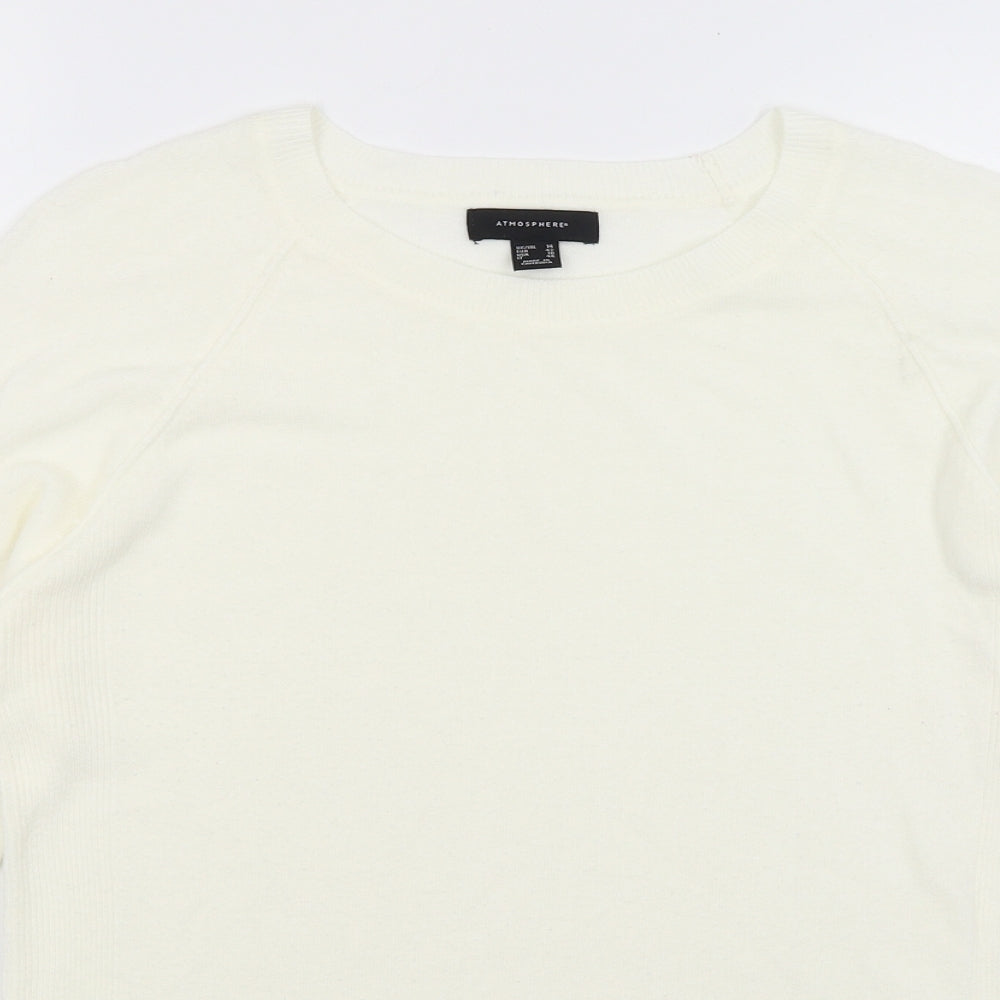 Atmosphere Womens White   Pullover Jumper Size 14