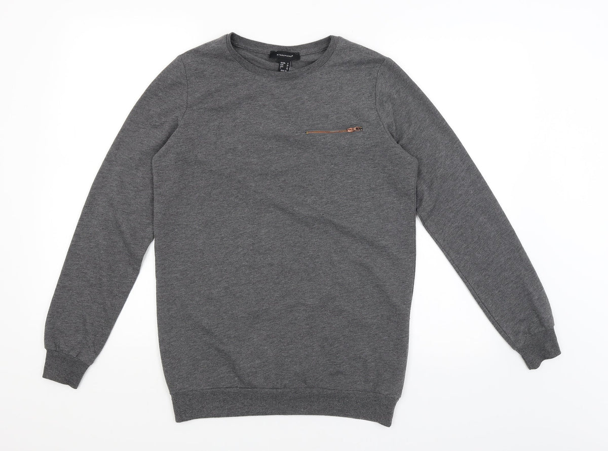 Additional front view of Atmosphere women’s grey jumper, size UK 8