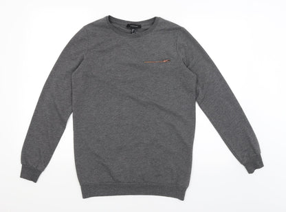Additional front view of Atmosphere women’s grey jumper, size UK 8