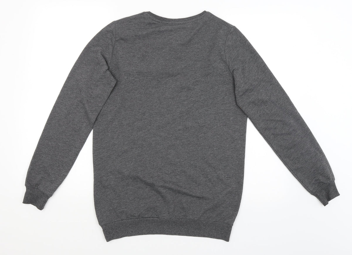 Back view of Atmosphere women’s grey jumper, size UK 8