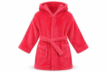 George Girls Red Solid  Kimono Robe Size 2-3 Years