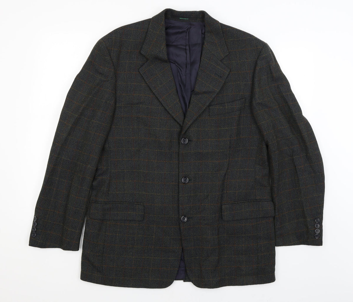 Mens UK Size M Westbury Regular Green Suit Jacket