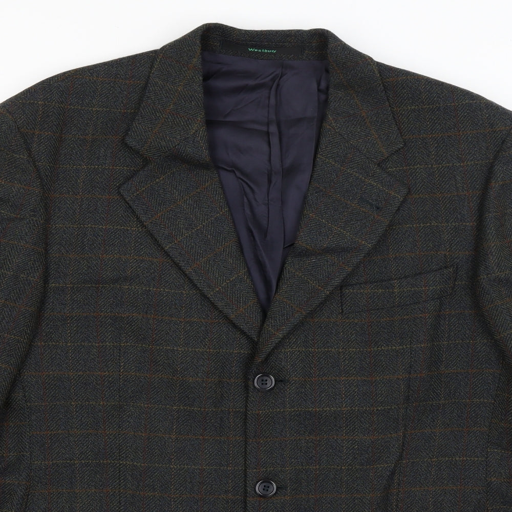 Mens UK Size M Westbury Regular Green Suit Jacket