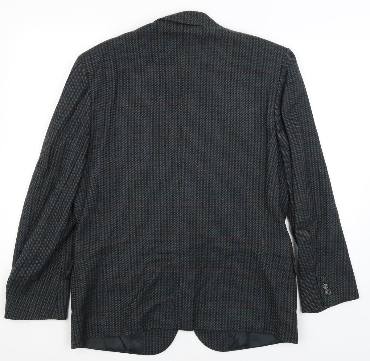 Vismara Mens Green Houndstooth  Jacket Blazer Size M