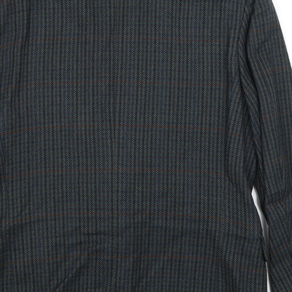 Vismara Mens Green Houndstooth  Jacket Blazer Size M
