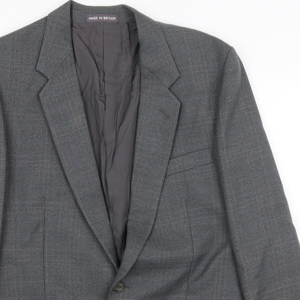 Mens UK Size M Dunn & Co Regular Grey Suit Jacket