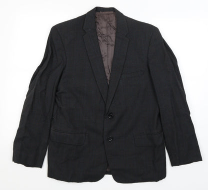 Mens UK Size M Preworn Regular Blue Suit Jacket
