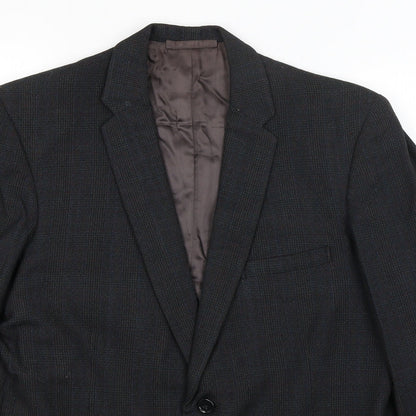 Mens UK Size M Preworn Regular Blue Suit Jacket