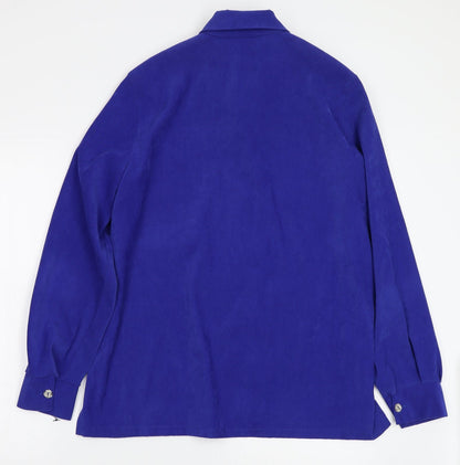 East line Womens Blue   Basic Button-Up Size 2XL