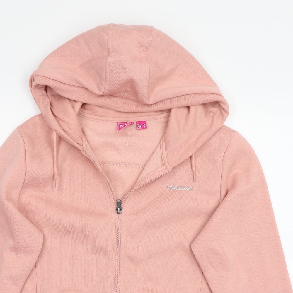 Womens UK Size M LA Gear Pink Jacket