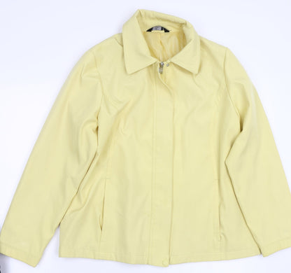 BM Womens Yellow   Jacket Coat Size M