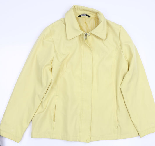 BM Womens Yellow   Jacket Coat Size M