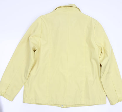BM Womens Yellow   Jacket Coat Size M