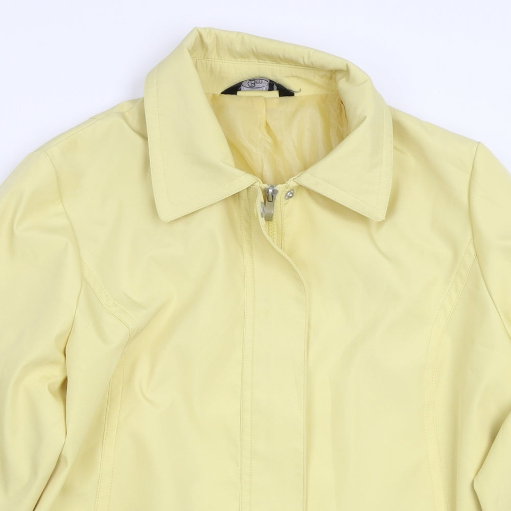 BM Womens Yellow   Jacket Coat Size M