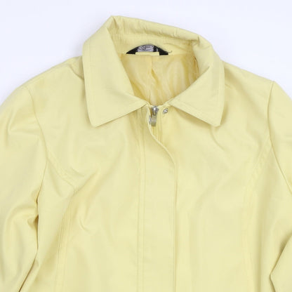 BM Womens Yellow   Jacket Coat Size M