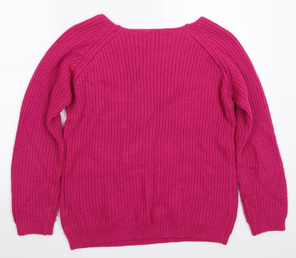 Simplybe Womens Pink   Pullover Jumper Size 10