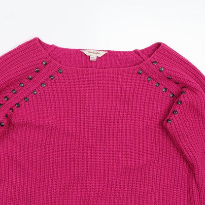 Simplybe Womens Pink   Pullover Jumper Size 10