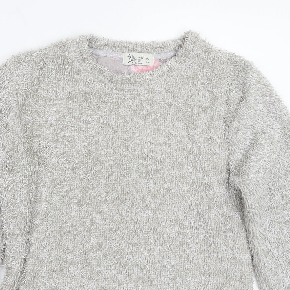 L9ove to lounge Womens Grey   Pullover Jumper Size S