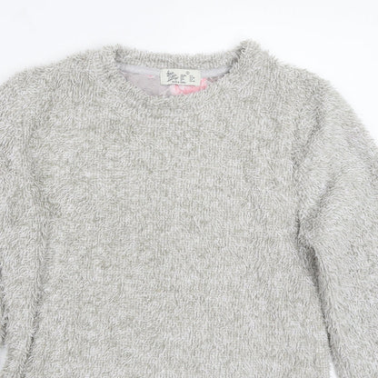 L9ove to lounge Womens Grey   Pullover Jumper Size S