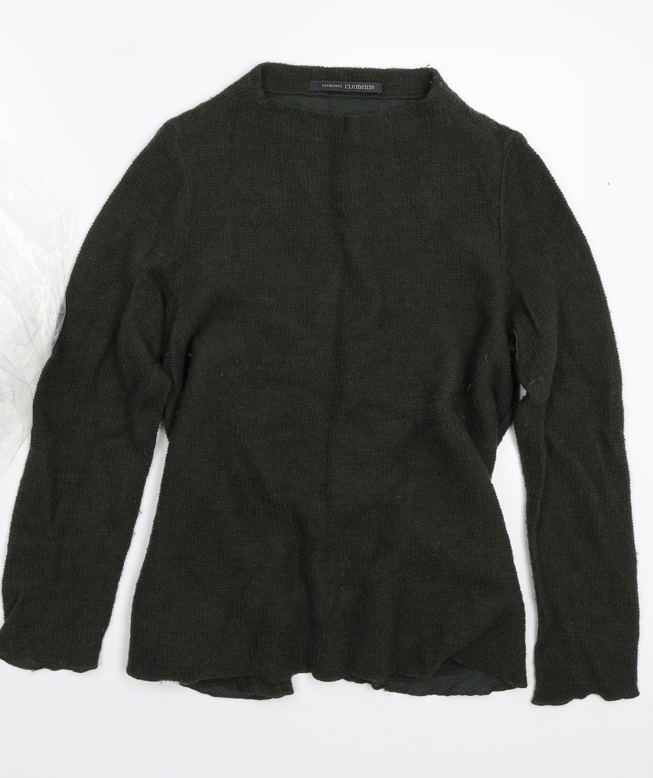 Clements Womens Green   Pullover Jumper Size S